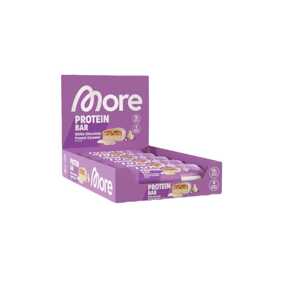 More Nutrition Protein Bar, 10 Riegel à 50g (KANN BEI HEISSEN TEMPERATUREN BEI DER LIEFERUNG SCHMELZEN)
