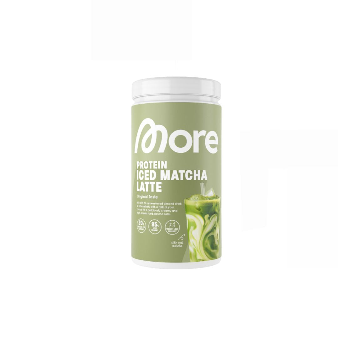More Protein Iced Matcha Latte