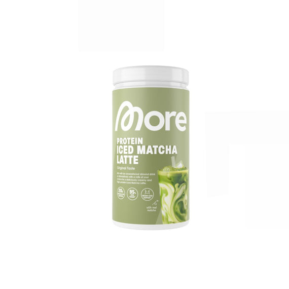 More Protein Iced Matcha Latte
